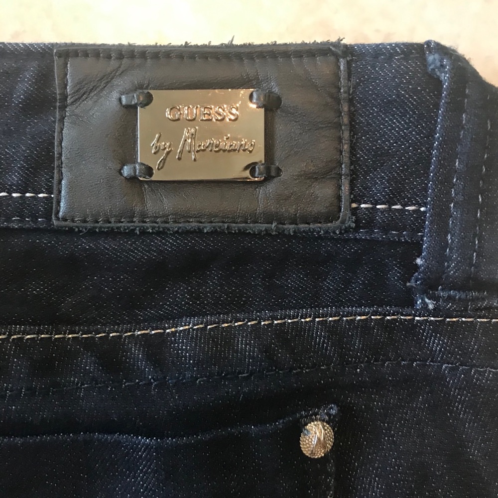 Marciano boot cut dark denim jeans